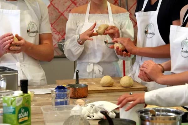 préparation de cuisine sous forme d'atelier 