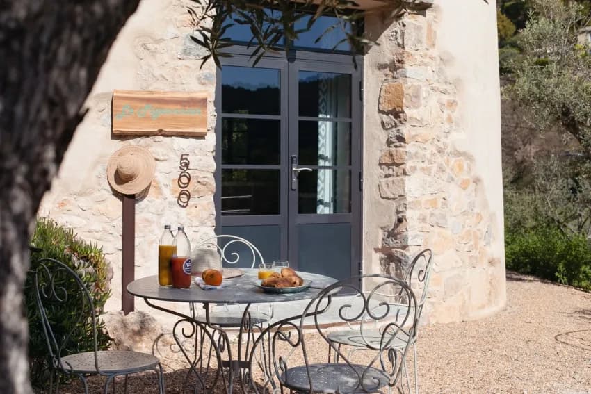 Terrasse de l'un des logements