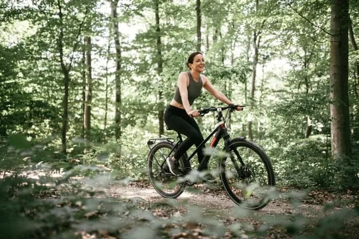 Sortie VTT en forêt