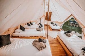 glamping finistère- chambre
